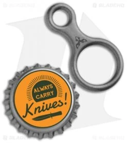 Audacious Concept Titanium Eight OWL Edition Paracord Lanyard Loop (Bead Blast) -Benchmade Store Audacious Concept Ti Eight OWL Edition Paracord Lanyard Loop BB BHQ 87394 jr bottlecap