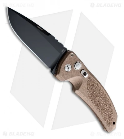 Hogue Knives EX-A03 Automatic Drop Point Knife Brown (3.5" Black Plain) 34333 Hogue Knives EX-A03 Automatic Drop Point Knife Brown (3.5" Black Plain) 34333 -Benchmade Store BHQ 14474