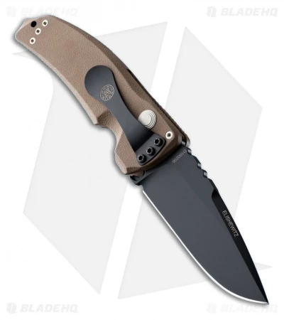 Hogue Knives EX-A03 Automatic Drop Point Knife Brown (3.5" Black Plain) 34333 Hogue Knives EX-A03 Automatic Drop Point Knife Brown (3.5" Black Plain) 34333 -Benchmade Store BHQ 14474 02