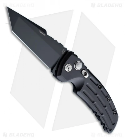 Hogue Knives EX-A01 Automatic Knife Tanto Black Aluminum (3.5" Black) Hogue Knives EX-A01 Automatic Knife Tanto Black Aluminum (3.5" Black) -Benchmade Store BHQ 9973