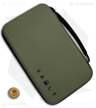 BRS Vault Knife Case - Smooth Foliage Green BRS Vault Knife Case - Smooth Foliage Green -Benchmade Store BRS Vault Knife Case Smooth Surface Foliage Green BHQ 138290 td size