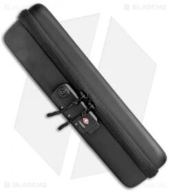 BRS Vault Secure Locking Knife Case - Matte Black -Benchmade Store BRS Vault Secure Knife Case Matte Black BHQ 121933 jr lock