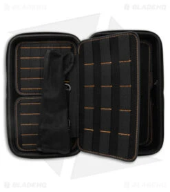 BRS Vault Secure Locking Knife Case - Matte Orange -Benchmade Store BRS Vault Secure Locking Knife Case Hunter Orange BHQ 175274 jr open