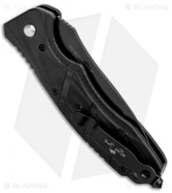 Bear OPS Bold Action V Tanto Automatic Rescue Knife Black G-10 (3.75" Black) 4 Bear OPS Bold Action V Tanto Automatic Rescue Knife Black G-10 (3.75" Black) -Benchmade Store Bear OPS Bold Action V Tanto Auto Rescue Black G 10 Black AC 510 B4 B BHQ 94475 jr side