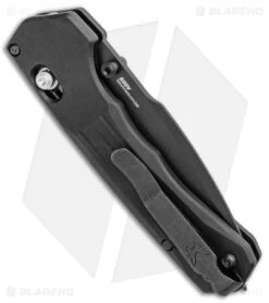 Benchmade 427SBK Mini Vallation AXIS-Assist Knife Black (3.2" Black Serr) -Benchmade Store Benchmade 427BK Mini Vallation AXIS Assist Black Black Serr 427SBK BHQ 97771 jr side