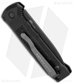 Benchmade 4400BK Casbah Automatic Knife Black Grivory (3.4" Black) -Benchmade Store Benchmade 4400 Casbah Black Grivory Black 4400BK BHQ 51630 jr side