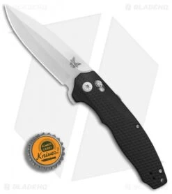 Benchmade 495 Vector AXIS-Assist Knife Black G-10 (3.6" Satin) -Benchmade Store Benchmade 495 Vector Black G10 satin BHQ 78757 er bottlecap