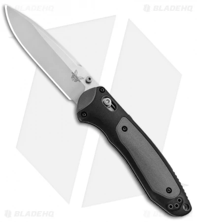 Benchmade 590 Boost AXIS-Assist Knife Black/Gray (3.7" Satin) Benchmade 590 Boost AXIS-Assist Knife Black/Gray (3.7" Satin) -Benchmade Store Benchmade 590 Boost AXIS Assist Black Gray Satin BHQ 51614 jr