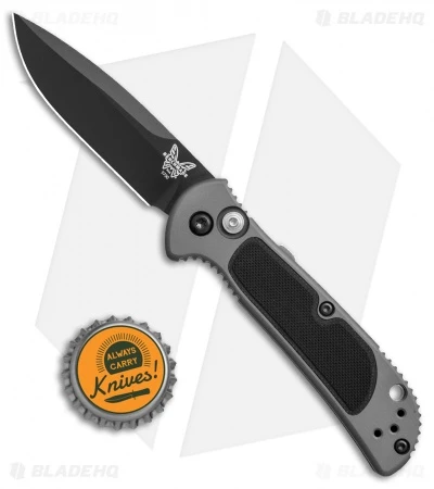 Benchmade 9750BK Mini Coalition Automatic Knife Gray Al/Black G-10 (2.9" Black) Benchmade 9750BK Mini Coalition Automatic Knife Gray Al/Black G-10 (2.9" Black) -Benchmade Store Benchmade 9750BK Mini Coalition gray al black G10 black BHQ 75519 jr bottlecap