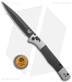 Benchmade Auto Fact AXIS Lock Knife Aluminum/CF (4" Black DLC) 4170BK -Benchmade Store Benchmade Auto Fact AXIS Lock Aluminum CF Black DLC 4170BK BHQ 118572 jr bottlecap