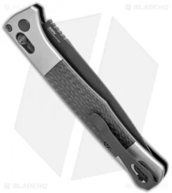 Benchmade Auto Fact AXIS Lock Knife Aluminum/CF (4" Black DLC) 4170BK -Benchmade Store Benchmade Auto Fact AXIS Lock Aluminum CF Black DLC 4170BK BHQ 118572 jr side