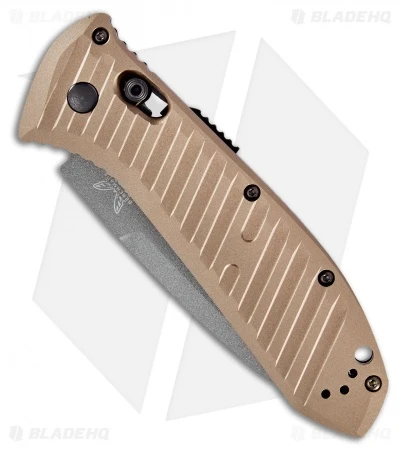 Benchmade Auto Presidio II Auto Knife Bronze Al. (3.7" Gray Serr) 5700SGY-1 Benchmade Auto Presidio II Auto Knife Bronze Al. (3.7" Gray Serr) 5700SGY-1 -Benchmade Store Benchmade Auto Presidio II Auto Knife Bronze Al. 3.7 Gray Serr 5700SGY 1 BHQ 118573 LS Side