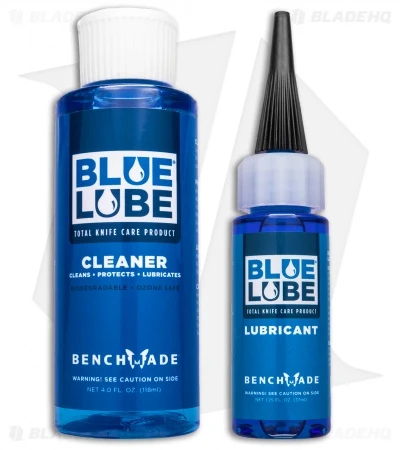 Benchmade Blue Lube Cleanser & Lubricant Bundle (4 oz / 1.25 oz) Benchmade Blue Lube Cleanser & Lubricant Bundle (4 Oz / 1.25 Oz) -Benchmade Store Benchmade Blue Lube Cleanser and Lubricant Bundle 4oz 1oz BHQ 50810 td