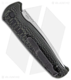 Benchmade CLA Compact Lite Auto Knife Green/Black G-10 (3.4" Satin) 4300-1 4 Benchmade CLA Compact Lite Auto Knife Green/Black G-10 (3.4" Satin) 4300-1 -Benchmade Store Benchmade CLA Compact Lite Auto Knife Green Black G 10 3in Satin BHQ 33664 td side