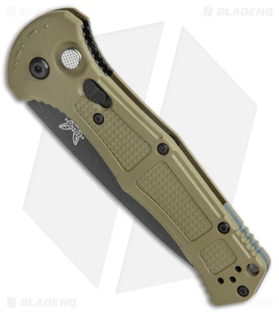Benchmade Claymore Automatic Knife OD Green Grivory (3.6" Black) 9070BK-1 Benchmade Claymore Automatic Knife OD Green Grivory (3.6" Black) 9070BK-1 -Benchmade Store Benchmade Claymore Auto OD Green Grivory Black 9070BK 1 BHQ 137240 jr spine