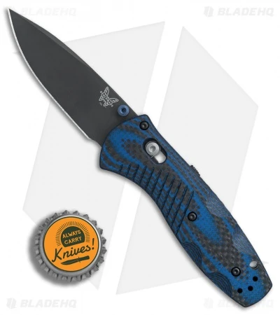 Benchmade Mini Barrage AXIS-Assist Forum Knife Blue G10/CF (Black M390) 586-1701 Benchmade Mini Barrage AXIS-Assist Forum Knife Blue G10/CF (Black M390) 586-1701 -Benchmade Store Benchmade Mini Barrage Forum BHQ 79854 er bottlecap