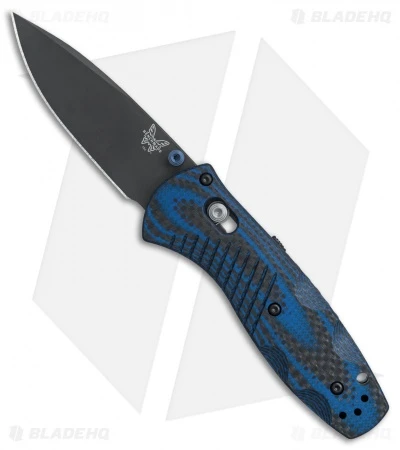 Benchmade Mini Barrage AXIS-Assist Forum Knife Blue G10/CF (Black M390) 586-1701 Benchmade Mini Barrage AXIS-Assist Forum Knife Blue G10/CF (Black M390) 586-1701 -Benchmade Store Benchmade Mini Barrage Forum BHQ 79854 er