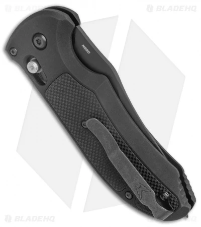 Benchmade Triage AXIS Lock Automatic Knife (3.58" Black Serr) 9170SBK Benchmade Triage AXIS Lock Automatic Knife (3.58" Black Serr) 9170SBK -Benchmade Store Benchmade Triage AXIS Lock Auto Black Serr 9170SBK BHQ 15157 jr side
