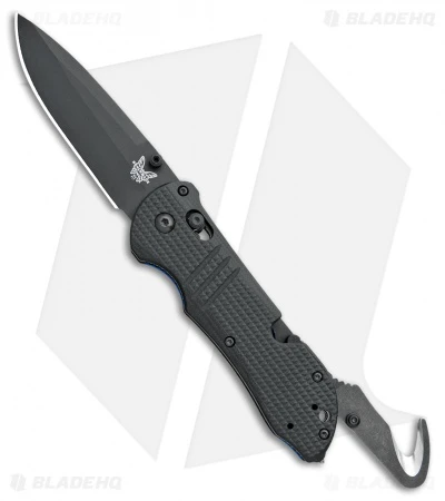Benchmade 917BK-1901 Tactical Triage Axis Lock Knife Black G-10 (3.4" Black) Benchmade 917BK-1901 Tactical Triage Axis Lock Knife Black G-10 (3.4" Black) -Benchmade Store Benchmade Triage Axis Lock black G 10 Black 917BK 1901 BHQ 105736 jr open