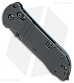 Benchmade 917SBK-1901 Triage Axis Lock Knife Black G-10 (3.4" Black Serr) 4 Benchmade 917SBK-1901 Triage Axis Lock Knife Black G-10 (3.4" Black Serr) -Benchmade Store Benchmade Triage Axis Lock black G 10 Black Serr 917SBK 1901 BHQ 105738 jr spine