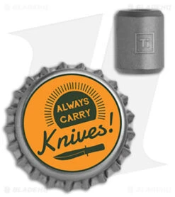 Big Idea Design Titanium Lanyard Bead - SW -Benchmade Store Big Idea Design Ti Lanyard Bead Plain Ti BHQ 141764 jr bottlecap