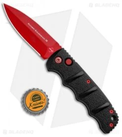 Boker Black Widow Kalashnikov Dagger Automatic Knife (3.25" Red D2) -Benchmade Store Boker Black Widow Kalashnikov Dagger Auto Red 01KALS44NSOI BHQ 92706 jr bottlecap update