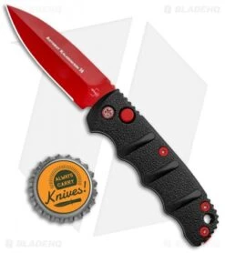 Boker Black Widow Mini Kalashnikov Automatic Knife Dagger (2.5" Red D2) 5 Boker Black Widow Mini Kalashnikov Automatic Knife Dagger (2.5" Red D2) -Benchmade Store Boker Black Widow Mini Kalashnikov Auto Dagger Red 01KALS57NSOI BHQ 96966 jr bottlecap update