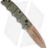 Boker Desert Warrior Left-Hand Kalashnikov Dagger Automatic (3.25" Copper D2) -Benchmade Store Boker Desert Warrior Kalashnikov Dagger Left Handed OD Green Copper BHQ 95429 jr 1