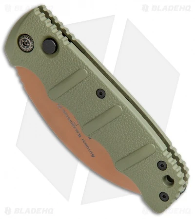 Boker Desert Warrior Kalashnikov Hawkbill Automatic Knife OD Green (Copper) Boker Desert Warrior Kalashnikov Hawkbill Automatic Knife OD Green (Copper) -Benchmade Store Boker Desert Warrior Kalashnikov Hawkbill Auto OD Green Copper 01KALS69NSOI BHQ 103273 jr spine