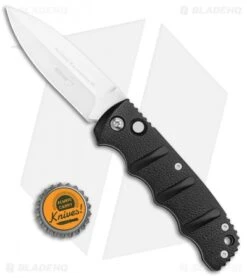 Boker Kalashnikov Dagger Automatic Knife Black (3.25" Satin D2) -Benchmade Store Boker Kalashnikov Dagger Black Satin BHQ 9485 or BHQ 110509 jr bottlecap