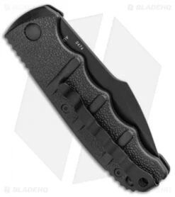 Boker Kalashnikov Harpoon Automatic Knife Black (3.25" Black D2) -Benchmade Store Boker Kalashnikov Harpoon Auto Black Black KALS53NSOI BHQ 95957 jr side