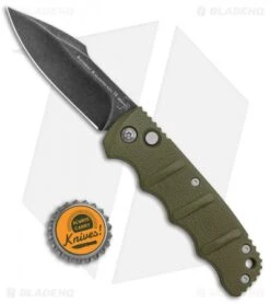 Boker Kalashnikov Harpoon Automatic Knife OD Green (3.25" Smokewash D2) -Benchmade Store Boker Kalashnikov Harpoon Auto OD Green Smokewash 01KALS123NSOI BHQ 132735 jr bottlecap