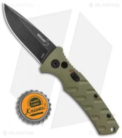 Boker Mini Strike Automatic Knife OD Green Aluminum (2.6" Smokewash D2) 5 Boker Mini Strike Automatic Knife OD Green Aluminum (2.6" Smokewash D2) -Benchmade Store Boker Mini Strike Auto OD Green Smokewash 01BO437NSOI BHQ 99630 jr bottlecap