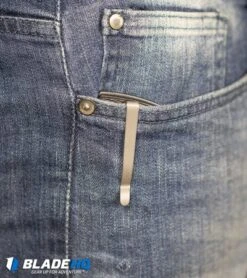 Boker Strike Tanto Desert Warrior Automatic Knife OD Green (3.25" Copper D2) -Benchmade Store Boker Plus Strike Drop Point Automatic Knife Stonewash 01BO400N BHQ 32040 kp in pocket web 2