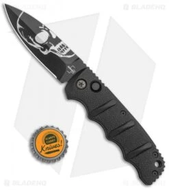 Boker Skull Kalashnikov Dagger Automatic Knife (3.25" Black D2) 6 Boker Skull Kalashnikov Dagger Automatic Knife (3.25" Black D2) -Benchmade Store Boker Skull Kalashnikov Dagger Auto Black D2 BHQ 48870 jr bottlecap
