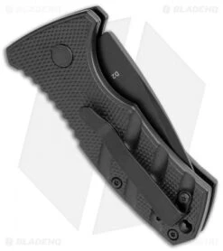 Boker Stubby Strike CA Legal Automatic Knife (1.9" Black D2) 4 Boker Stubby Strike CA Legal Automatic Knife (1.9" Black D2) -Benchmade Store Boker Stubby Strike CA Legal Auto Black 01BO441NSOI BHQ 99647 jr side