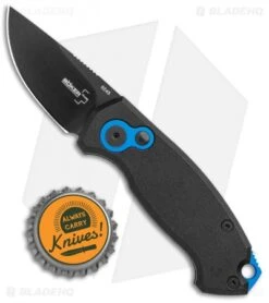 Boker Vox Kompakt CA Legal Automatic Knife (1.9" Black D2) -Benchmade Store Boker Vox Kompakt CA Legal Auto Knife Black 01BO624NSOI BHQ 95711 jr bottlecap 2