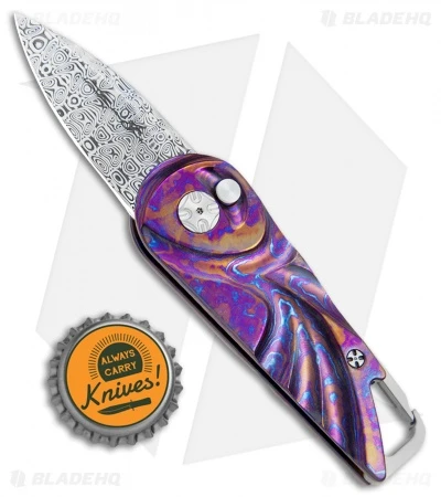 Brian Tighe Custom Tighe Nee Automatic Knife Timascus (1.9" Damasteel) Brian Tighe Custom Tighe Nee Automatic Knife Timascus (1.9" Damasteel) -Benchmade Store Brian Tighe Custom Tighe Nee Auto Timascus Damasteel BHQ 77981 jr bottlecap
