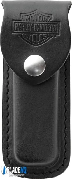 Case Harley-Davidson Medium Black Leather Sheath 52099