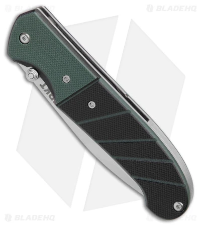 CRKT Ignitor Spring Assisted Knife Black & Green G-10 (3.38" Satin Serr) 6855 CRKT Ignitor Spring Assisted Knife Black & Green G-10 (3.38" Satin Serr) 6855 -Benchmade Store CRKT Ignitor SA Black and Green G 10 Satin Serr BHQ 4147 jr spine