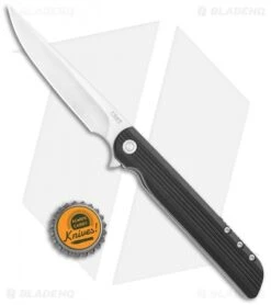 CRKT Large LCK + Spring Assisted Liner Lock Knife Black G-10 (3.6" Satin) 3810 -Benchmade Store CRKT Large LCK SA LL Black G 10 Satin 3810 BHQ 119337 jr bottlecap