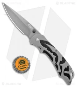 CRKT Lerch Moxie Knife Gray/Black Spring Assisted (3.29" Grey Plain) 1102 -Benchmade Store CRKT Merch Moxie Gray Black SA Grey Plain 1102 BHQ 18527 jr bottlecap
