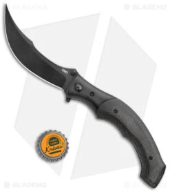 CRKT Ritual Spring Assisted Knife Black Micarta (4.37" Black 14C28N) 7471K -Benchmade Store CRKT SA Black Resin Infused Fiber Black BHQ 176877 jr bottlecap