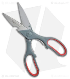 Clauss True Prof 8.25in Shears Gray/Red CL18052 Utility Scissors -Benchmade Store Clauss 8 in True Prof BHQ 134600 td open