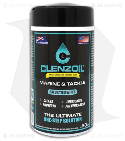 Clenzoil Marine/Tackle Saturated Wipes Clenzoil Marine/Tackle Saturated Wipes -Benchmade Store Clenzoil Marine Tackle Saturated Wipes BHQ 96411 jr