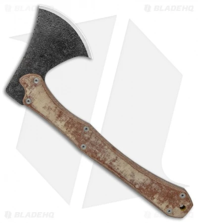 Condor Mountain Pass Axe Micarta w/ Leather Sheath Condor Mountain Pass Axe Micarta W/ Leather Sheath -Benchmade Store Condor Mountain Pass Axe Micarta Leather Sheath BHQ 121505 jr side