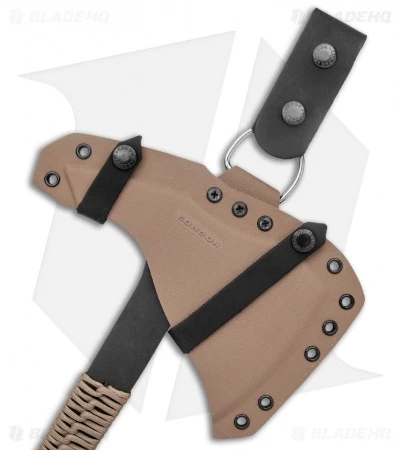 Condor Sentinel Axe Desert Tan Paracord Condor Sentinel Axe Desert Tan Paracord -Benchmade Store Condor Sentinel Axe Desert Tan Black BHQ 74411 jr sheath