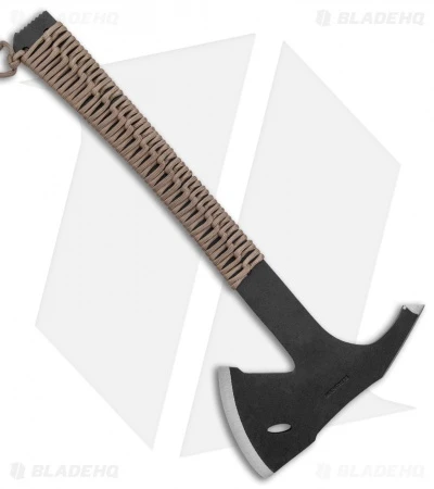 Condor Sentinel Axe Desert Tan Paracord Condor Sentinel Axe Desert Tan Paracord -Benchmade Store Condor Sentinel Axe Desert Tan Black BHQ 74411 jr side