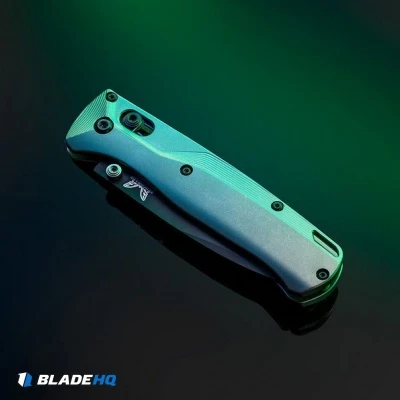 Flytanium Custom Crossfade Titanium Scales for Benchmade Bugout - Bead Blast Flytanium Custom Crossfade Titanium Scales For Benchmade Bugout - Bead Blast -Benchmade Store Crossfade