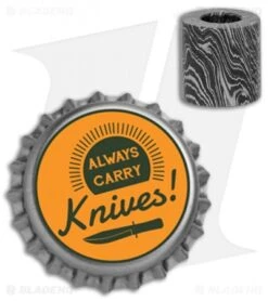 Tallen Straight Bead (Damascus) -Benchmade Store DA05 Tallen Straight Bead Damascus BHQ 15645 jr bottlecap